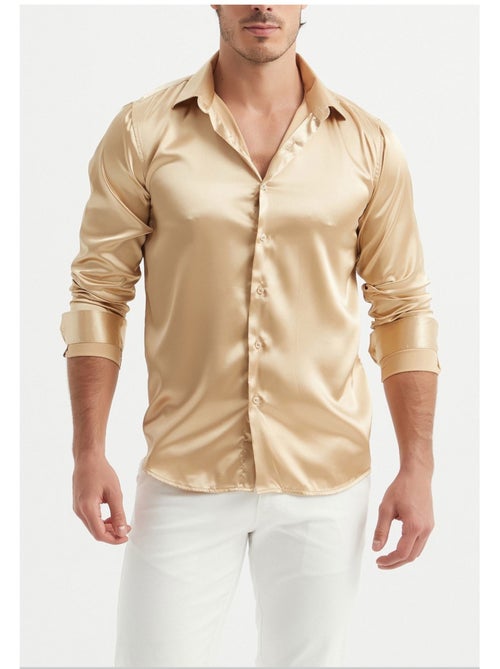 Chemise satiné kebello - Kiabi Chemise satiné kebello - Kiabi