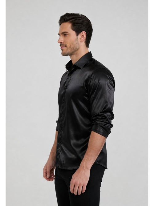 Chemise satiné kebello - Kiabi Chemise satiné kebello - Kiabi