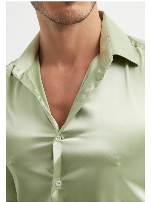 Chemise Satiné Kebello - Kiabi