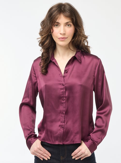 Chemise satinée 'JDY' - Kiabi