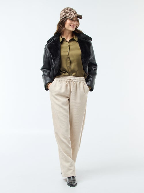 Chemise satinée 'JDY' - Kiabi