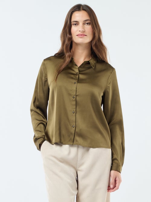 Chemise satinée 'JDY' - Kiabi