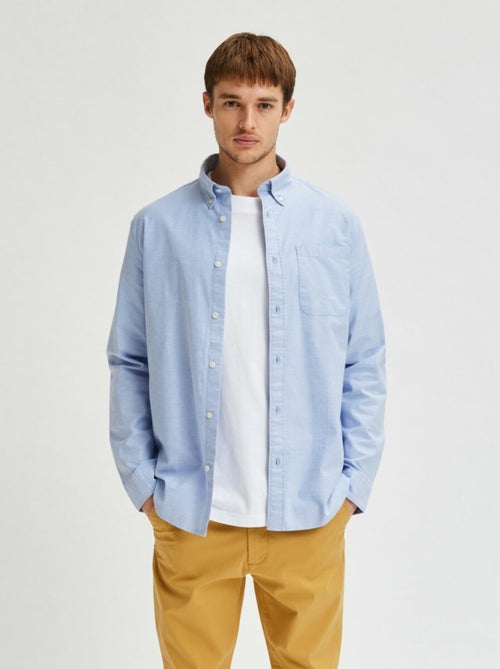 Chemise Selected Rick-ox Manches Longues Flex - Kiabi
