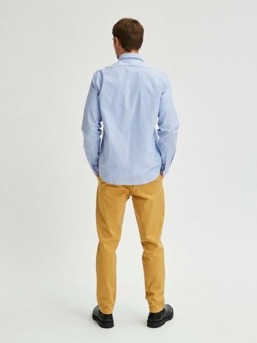 Chemise Selected Rick-ox Manches Longues Flex - Kiabi