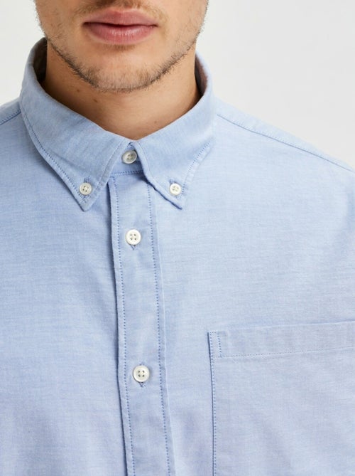 Chemise Selected Rick-ox Manches Longues Flex - Kiabi