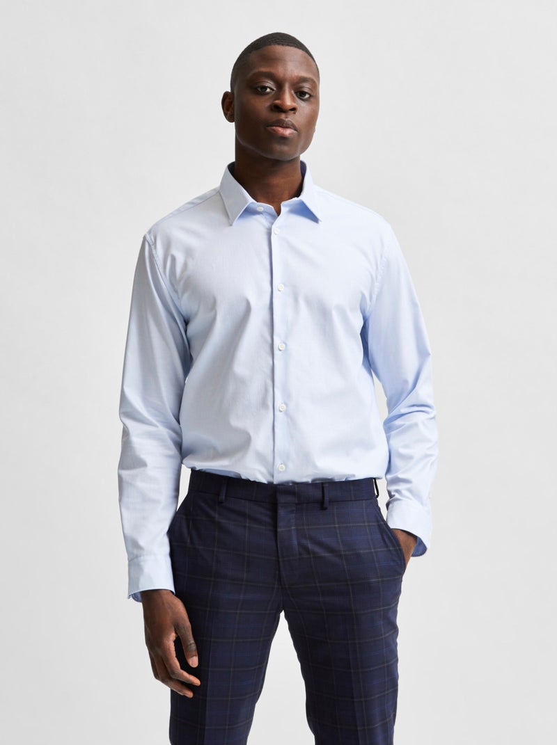 Chemise Selected Slhregethan Bleu - Kiabi
