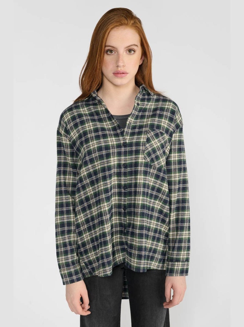 Chemise SHANGI 'Le Temps Des Cerises' Vert - Kiabi