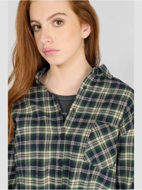 Chemise shangi 'le temps des cerises' - Kiabi Chemise shangi 'le temps des cerises' - Kiabi