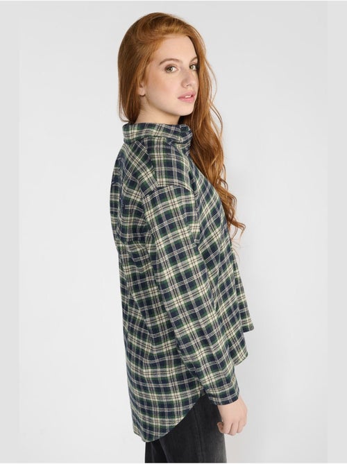 Chemise shangi 'le temps des cerises' - Kiabi Chemise shangi 'le temps des cerises' - Kiabi