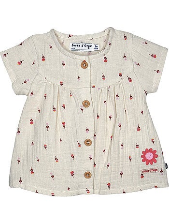 CHEMISE SHORT NATACHA MANCHES COURTES BEBE