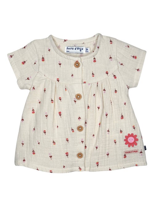 CHEMISE SHORT NATACHA MANCHES COURTES BEBE - Kiabi