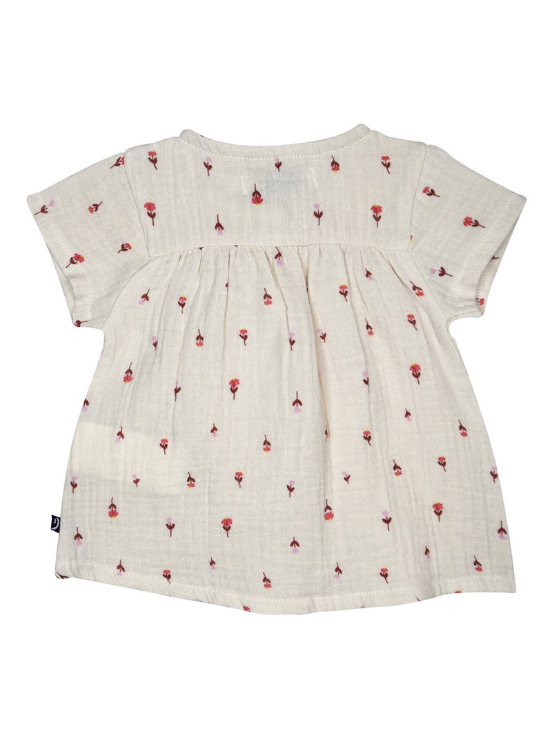 CHEMISE SHORT NATACHA MANCHES COURTES BEBE Blanc - Kiabi
