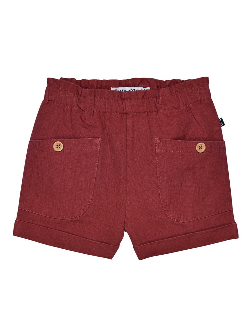 CHEMISE SHORT NATACHA MANCHES COURTES BEBE Blanc - Kiabi