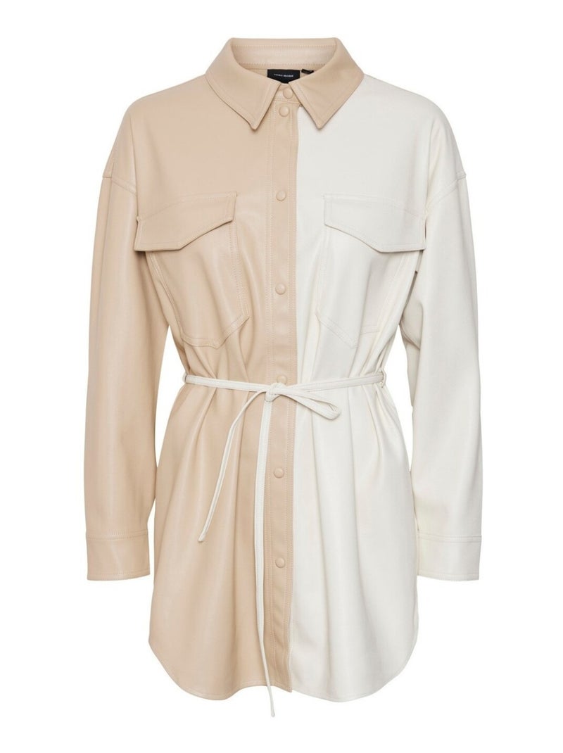 Chemise simili Vero Moda Blanc - Kiabi