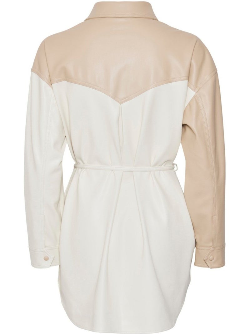 Chemise simili Vero Moda Blanc - Kiabi