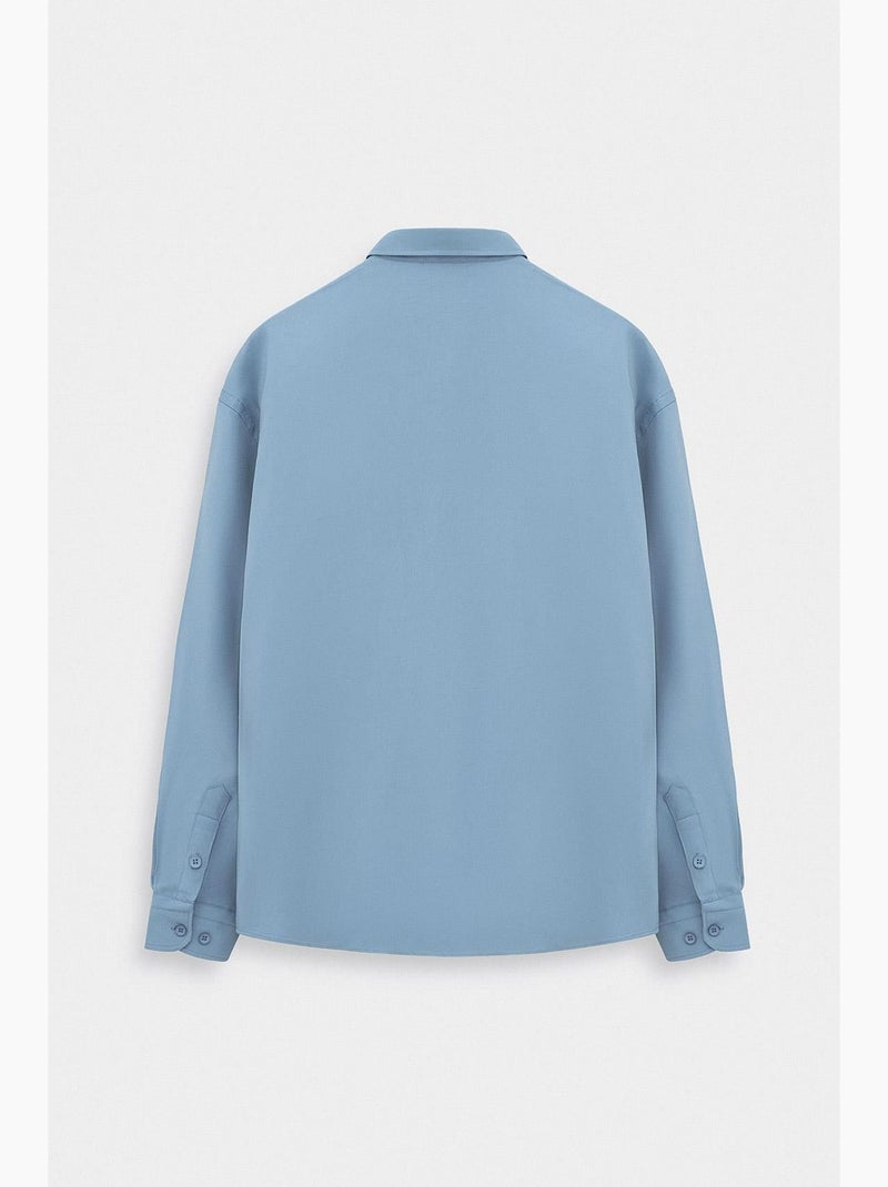 Chemise simple giesto Bleu ciel - Kiabi
