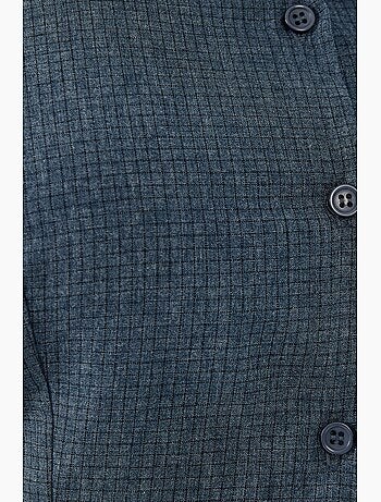 Chemise slim boutonnée à carreaux hiccup