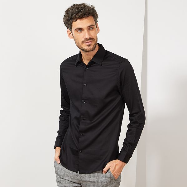 chemise homme satin