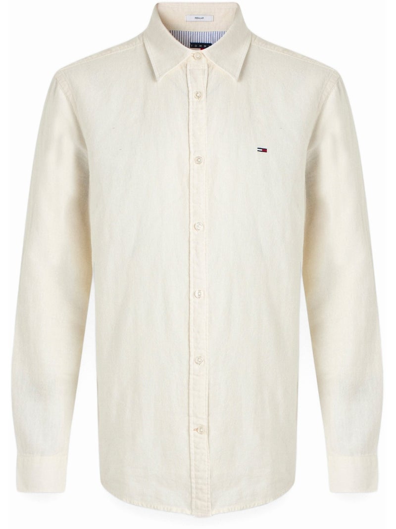 Chemise sportswear  - Tommy Hilfiger Ecru - Kiabi