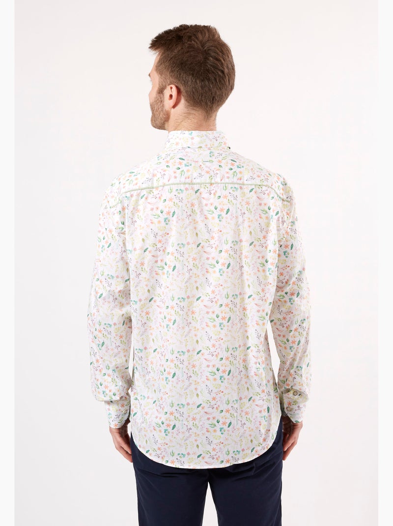 CHEMISE SPRING GARDEN Blanc - Kiabi