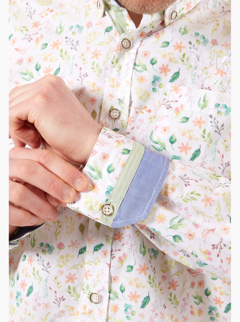 CHEMISE SPRING GARDEN Blanc - Kiabi