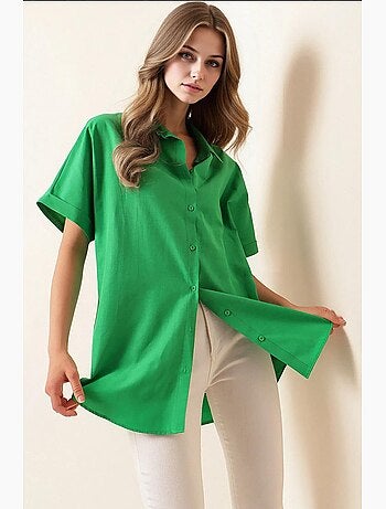 Chemise surdimensionnée à manches courtes bdart