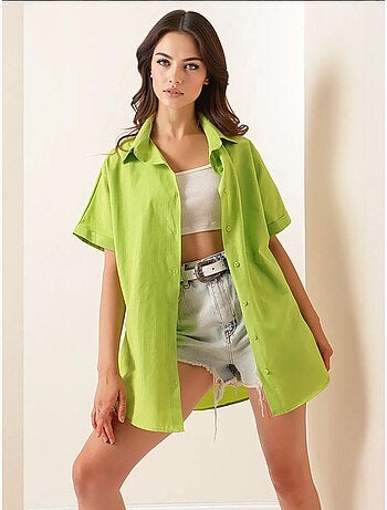 Chemise surdimensionnée à manches courtes bdart