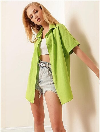 Chemise surdimensionnée à manches courtes bdart