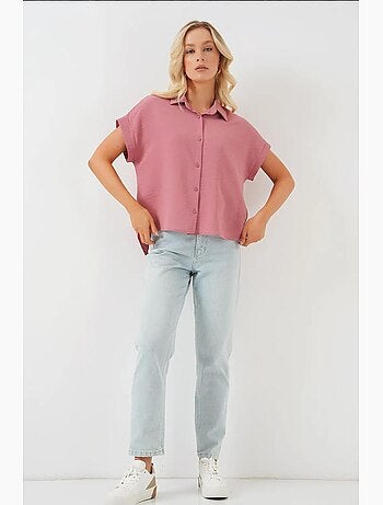 Chemise surdimensionnée à manches courtes bdart