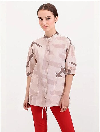 Chemise surdimensionnée à motifs bdart
