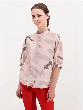 Chemise surdimensionnée à motifs bdart
