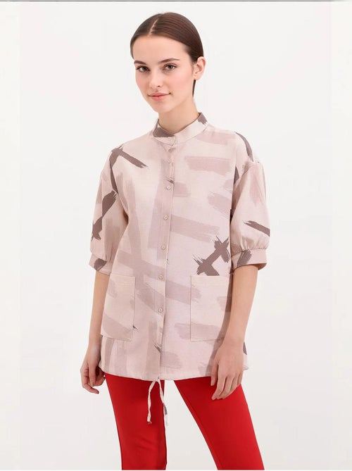 Chemise surdimensionnée à motifs bdart - Kiabi Chemise surdimensionnée à motifs bdart - Kiabi