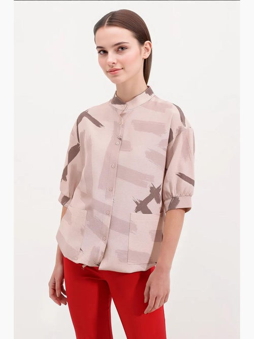 Chemise surdimensionnée à motifs bdart - Kiabi Chemise surdimensionnée à motifs bdart - Kiabi