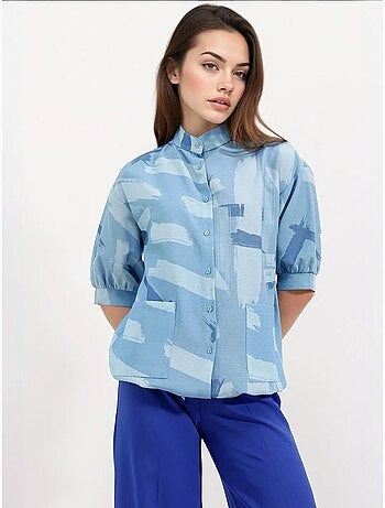 Chemise surdimensionnée à motifs bdart