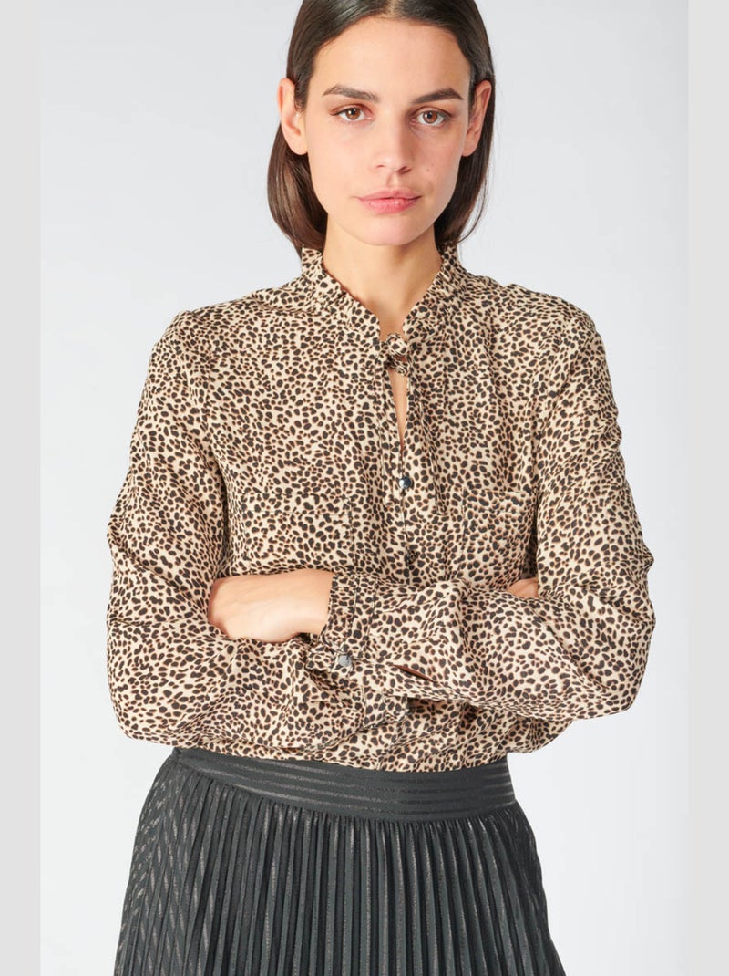 Chemise SUSAN 'Le Temps Des Cerises' Noir - Kiabi