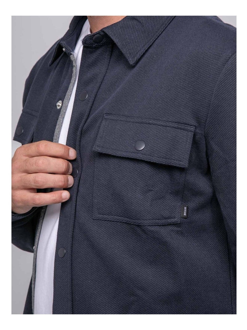 Chemise TALOGAN Bleu marine - Kiabi