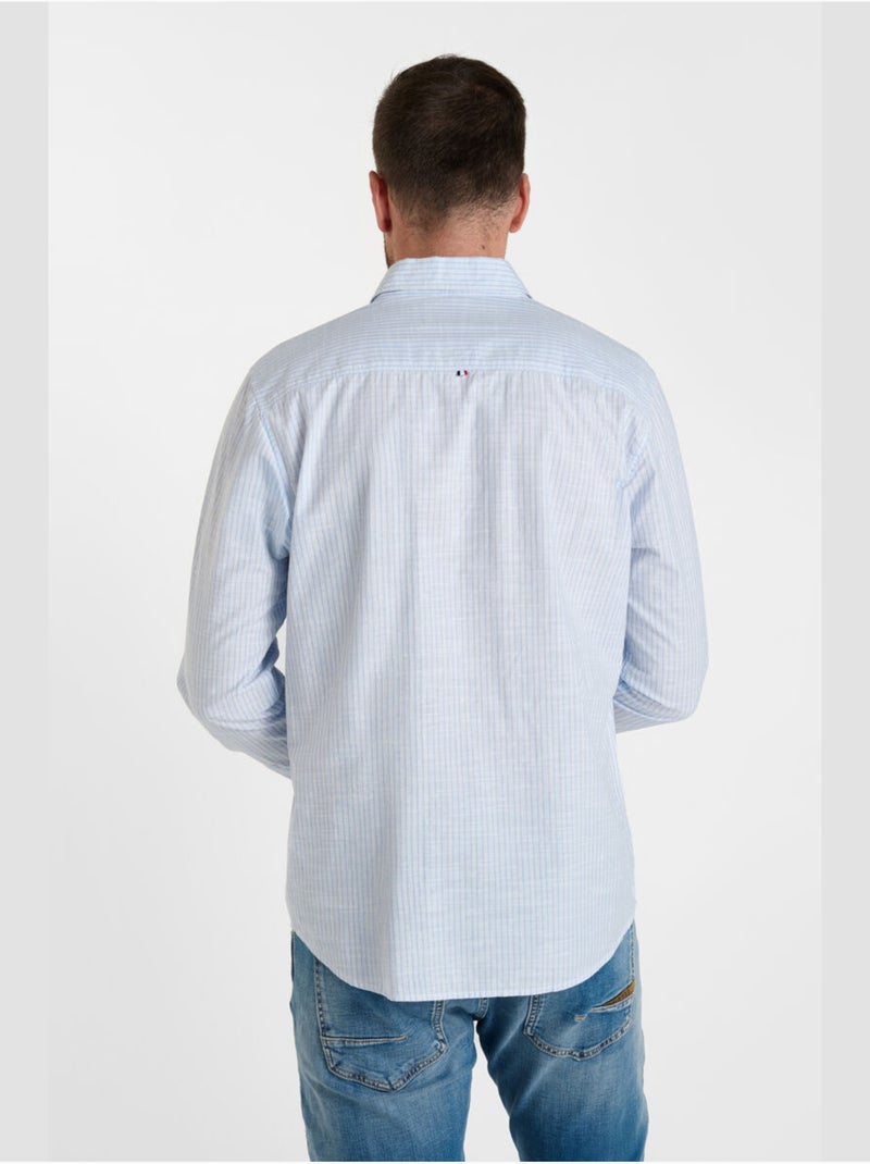 Chemise teral 'le temps des cerises' Bleu - Kiabi