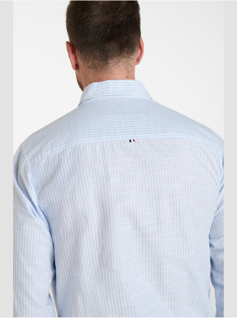 Chemise teral 'le temps des cerises' Bleu - Kiabi