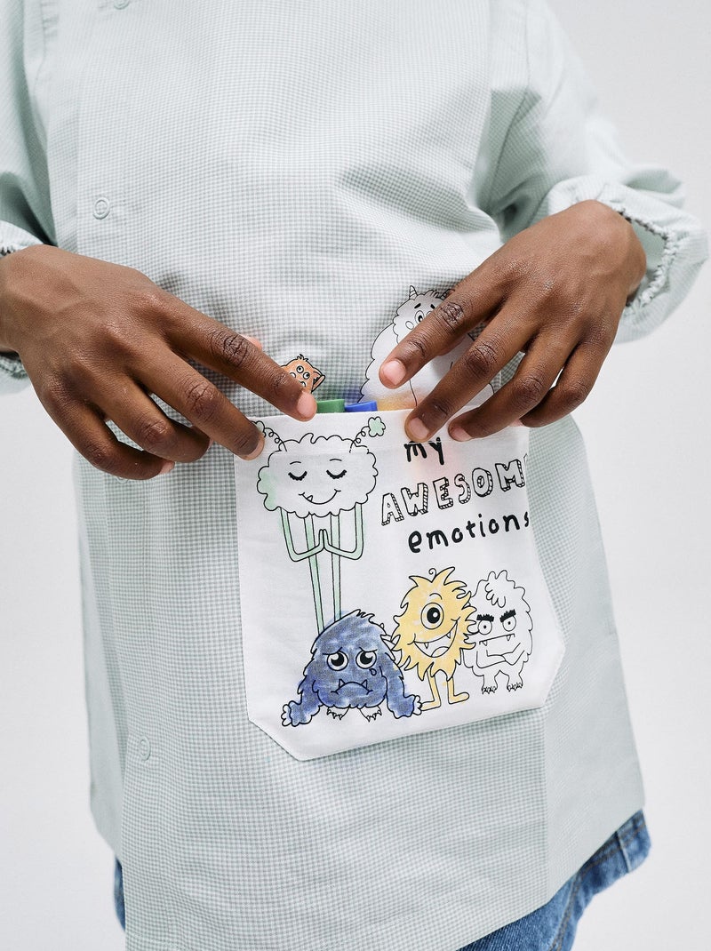 Chemise thème des émotions, avec pack de marqueurs ESSENTIALS LINE Vert clair - Kiabi