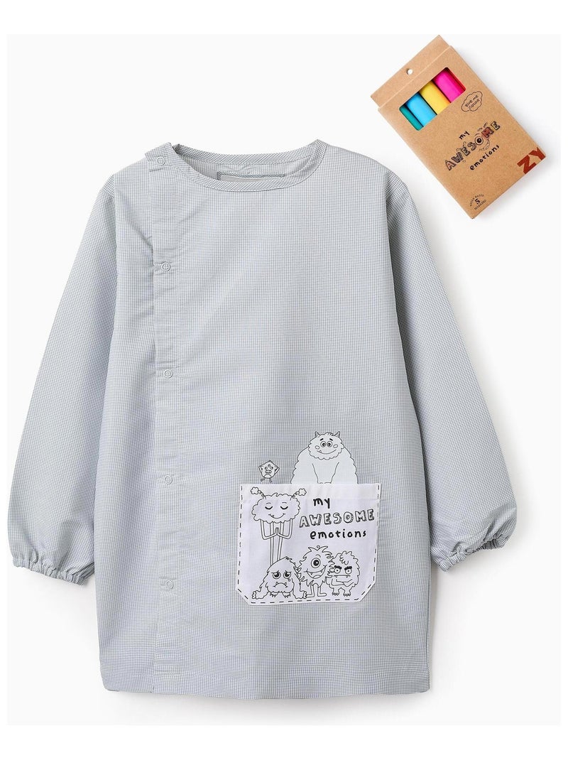 Chemise thème des émotions, avec pack de marqueurs ESSENTIALS LINE Vert clair - Kiabi