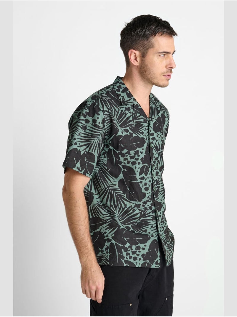 Chemise thoki 'le temps des cerises' Noir - Kiabi