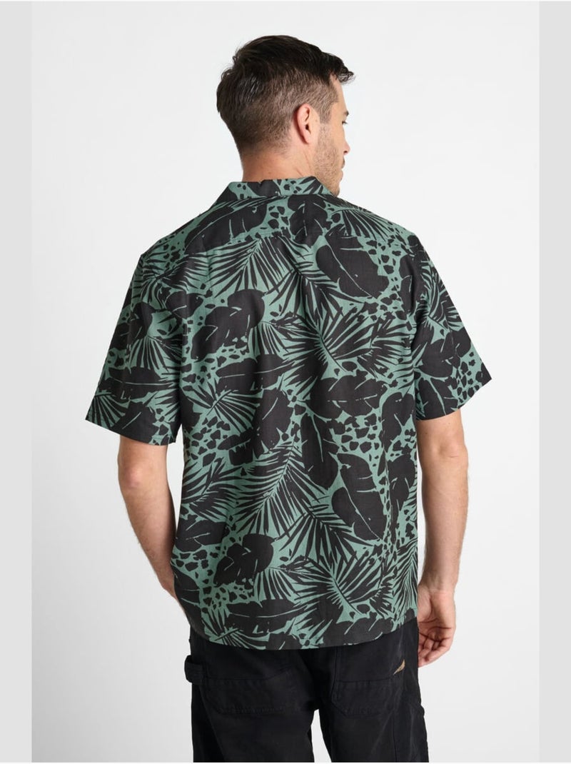 Chemise thoki 'le temps des cerises' Noir - Kiabi