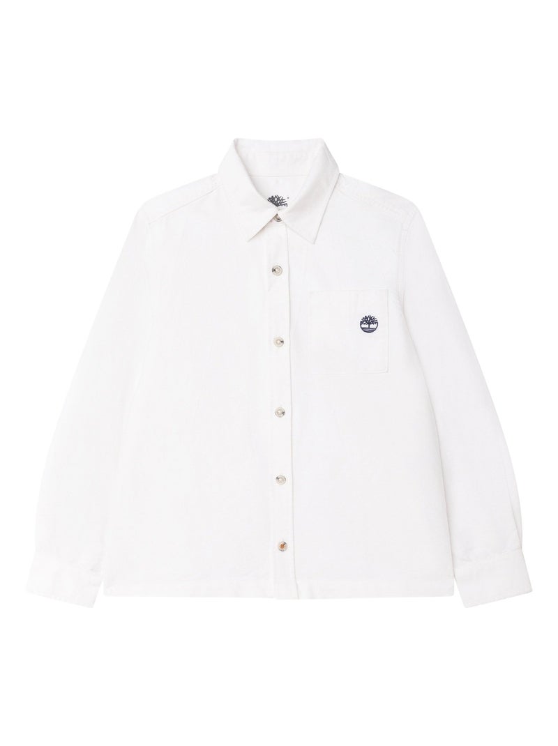Chemise Timberland manches longues Blanc - Kiabi