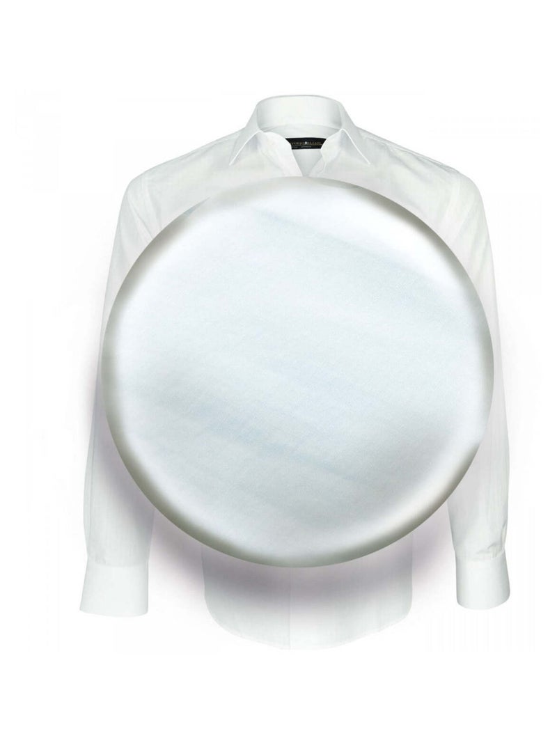 Chemise tissu armuré CLASSICO Blanc - Kiabi