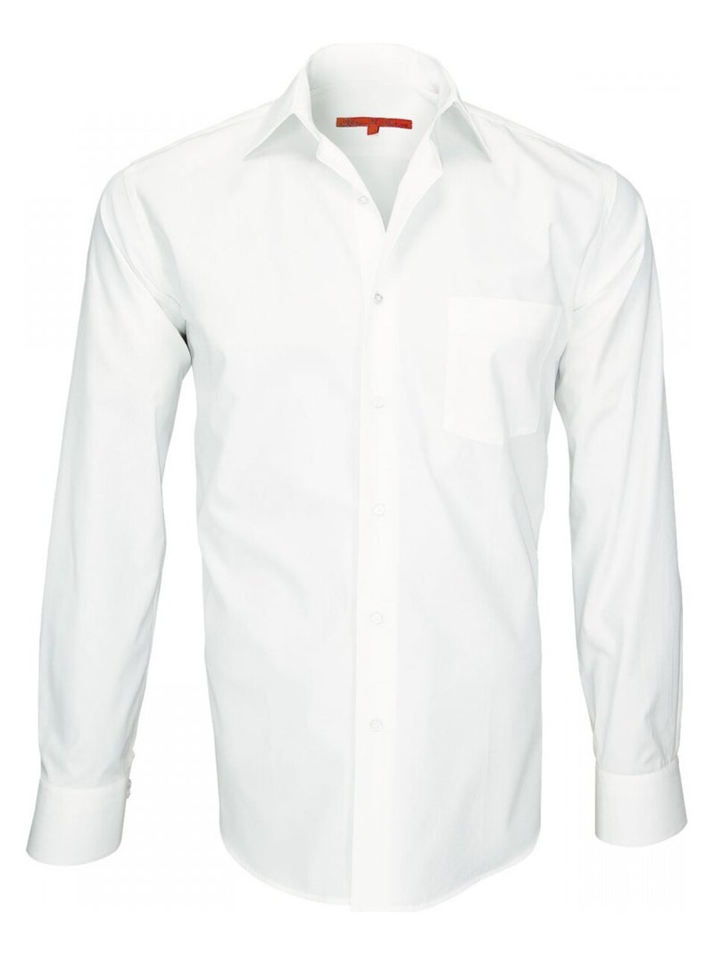 Chemise tissu armuré SAINT JAMES Blanc - Kiabi