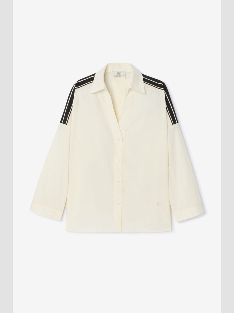 Chemise TIVEN 'Le Temps Des Cerises' Blanc - Kiabi