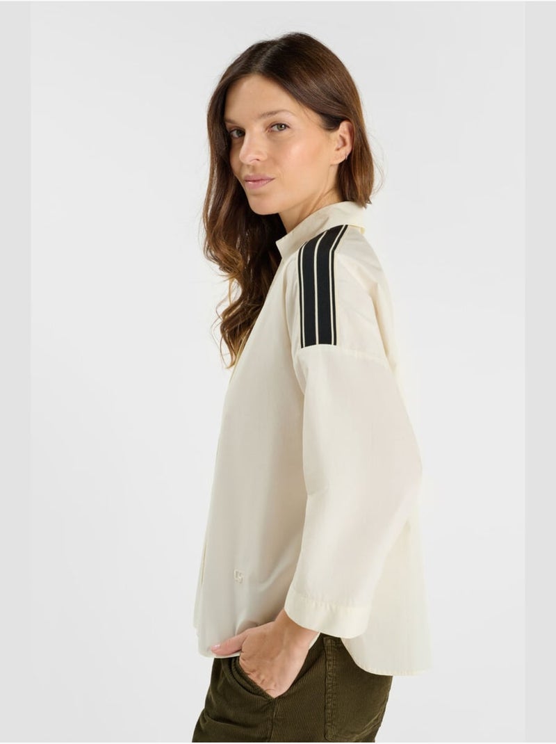 Chemise TIVEN 'Le Temps Des Cerises' Blanc - Kiabi