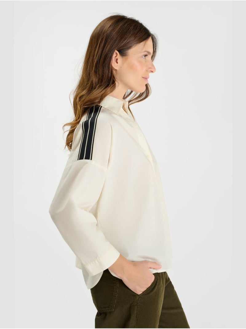 Chemise TIVEN 'Le Temps Des Cerises' Blanc - Kiabi