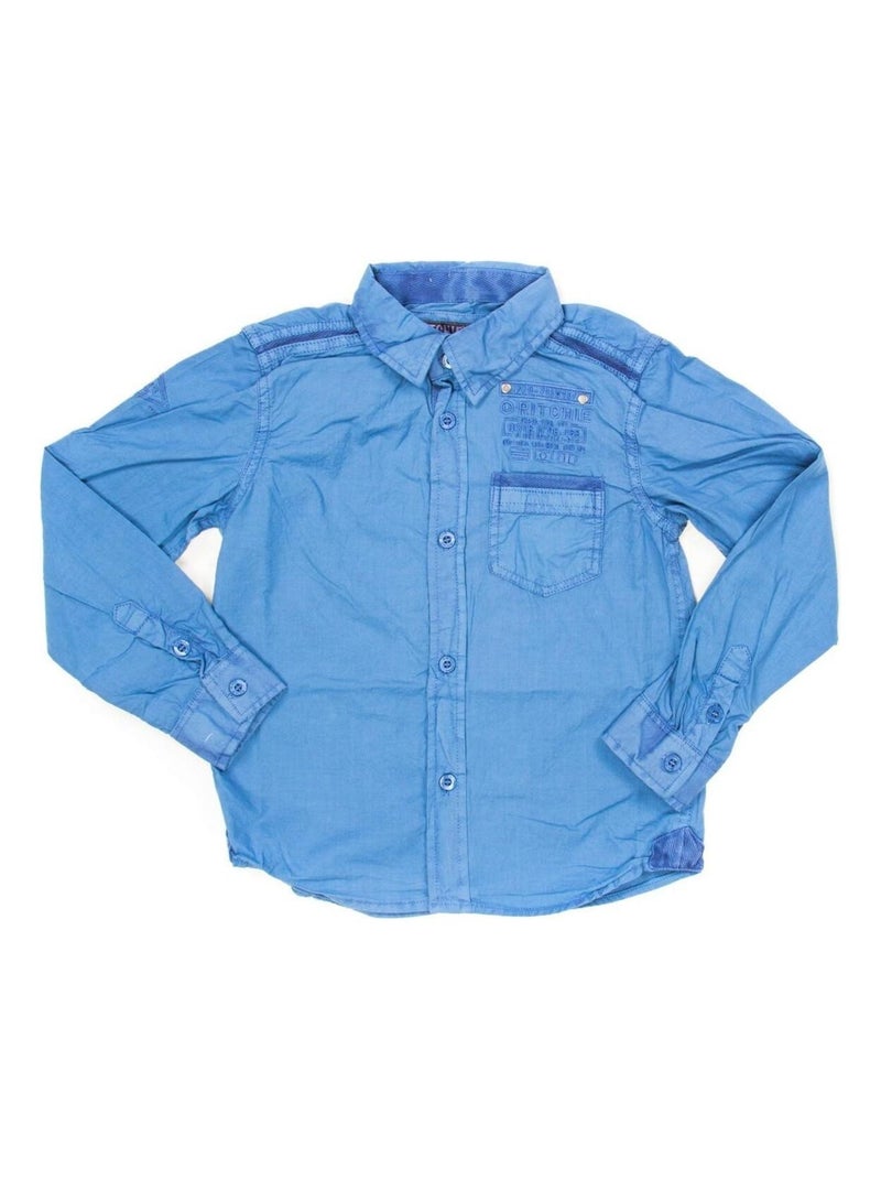 CHEMISE TOCOLATY BOY Bleu roi - Kiabi