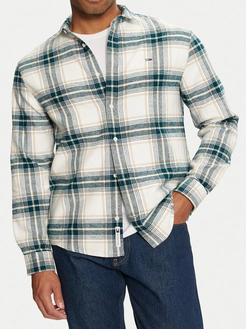 Chemise Tommy jeans à carreaux - Kiabi